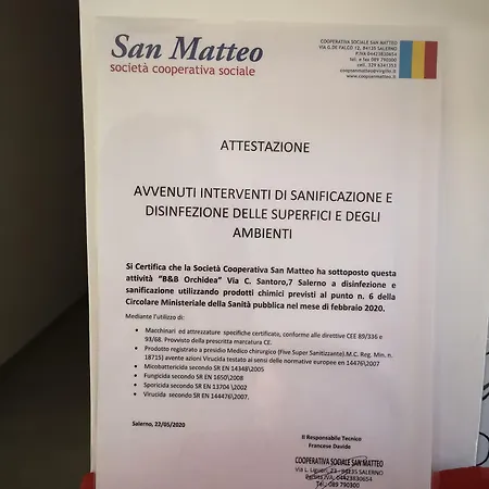 Orchidea Bed & Breakfast Salerno